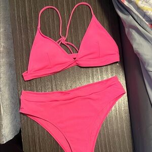 Vibrant Pink Bikini Set